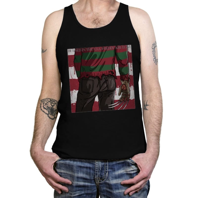 Burned - Tanktop Tanktop RIPT Apparel X-Small / Black