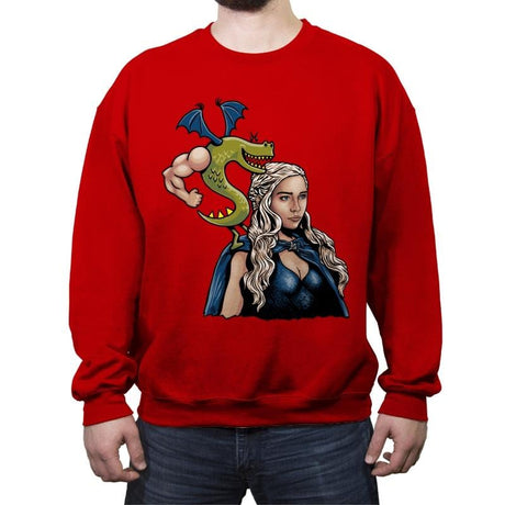 Burninating and Blood - Crew Neck Sweatshirt Crew Neck Sweatshirt RIPT Apparel