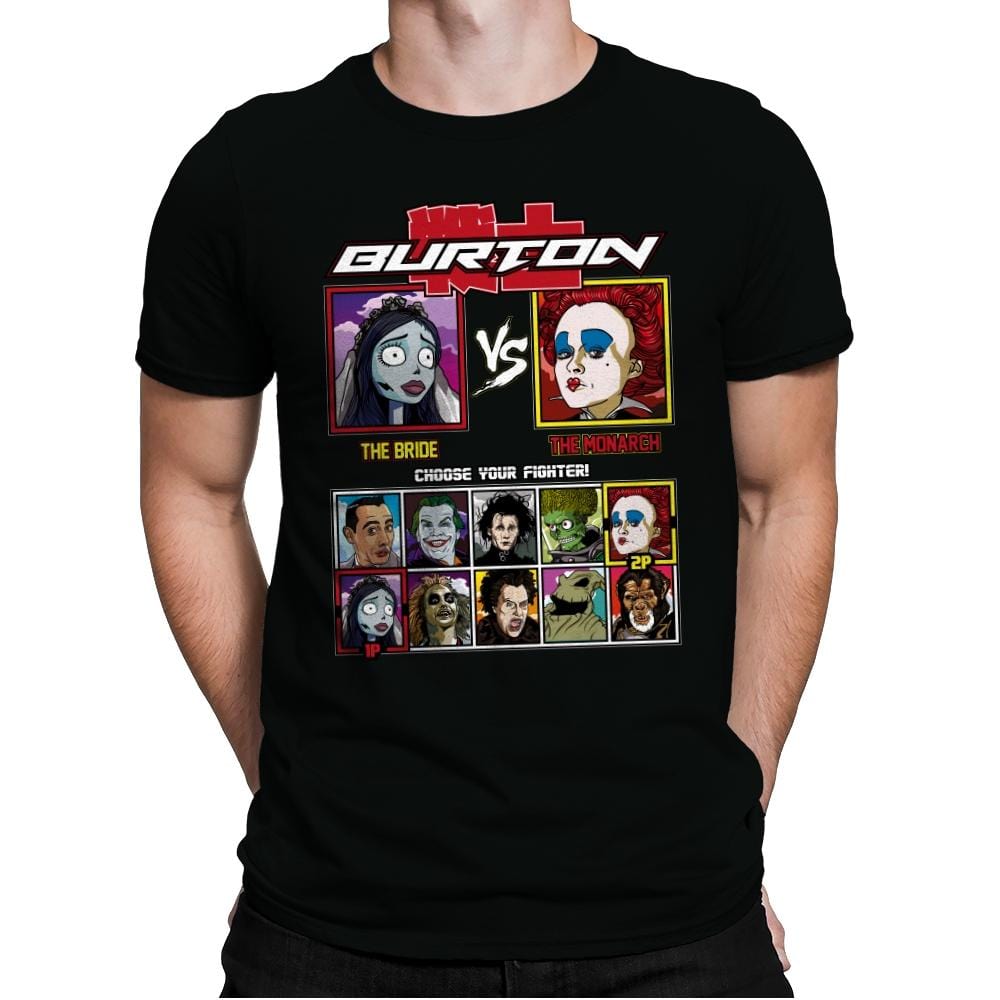 Burton Fighter - Mens Premium T-Shirts RIPT Apparel Small / Black