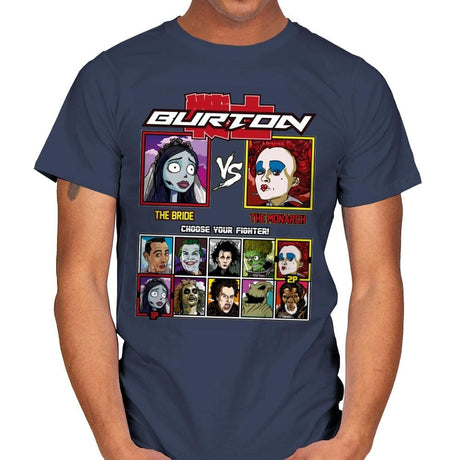 Burton Fighter - Mens T-Shirts RIPT Apparel Small / Navy