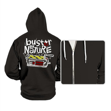Buster By Nature - Hoodies Hoodies RIPT Apparel Small / Black