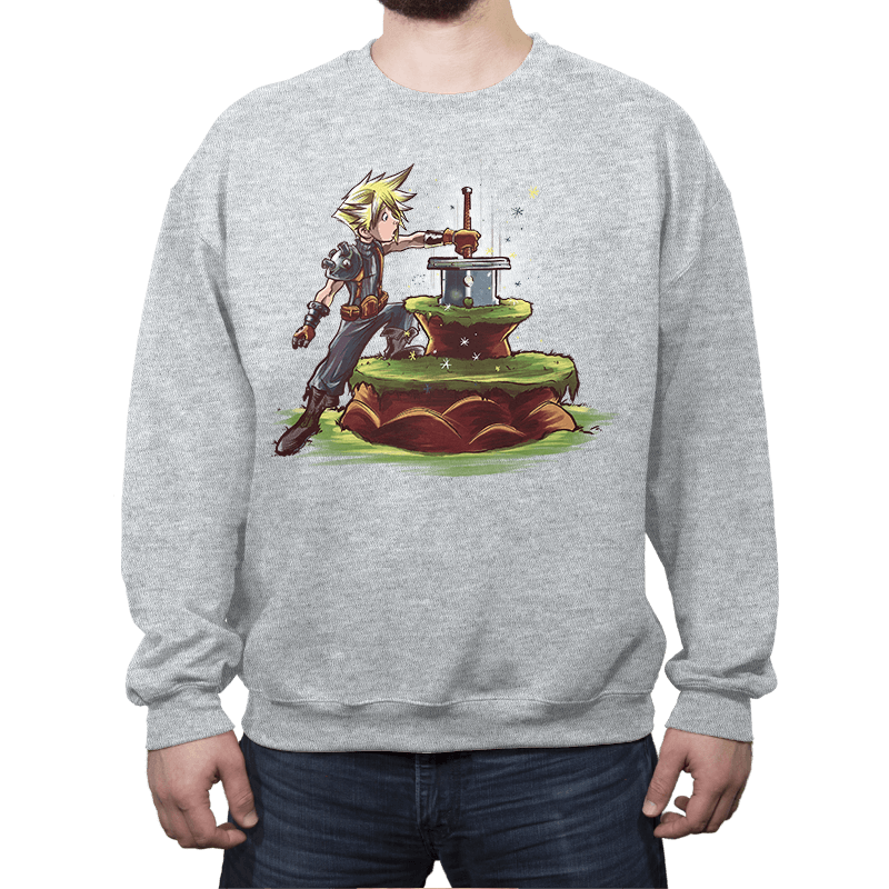 Buster Sword in the Stone - Crew Neck Crew Neck RIPT Apparel