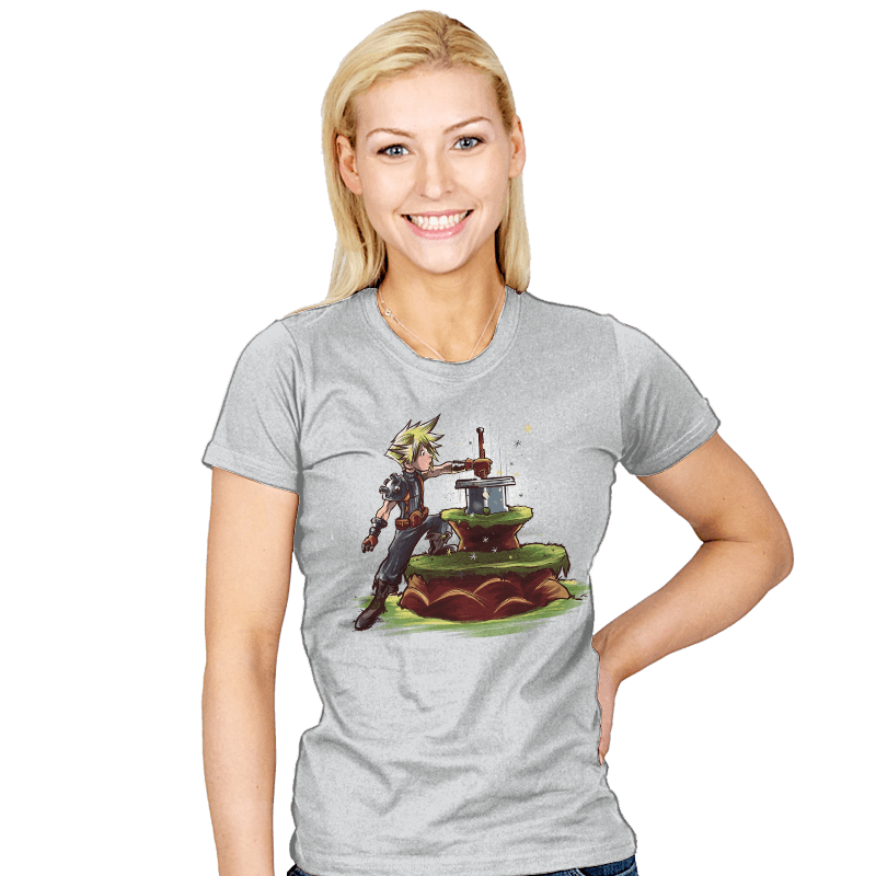 Buster Sword in the Stone - Womens T-Shirts RIPT Apparel