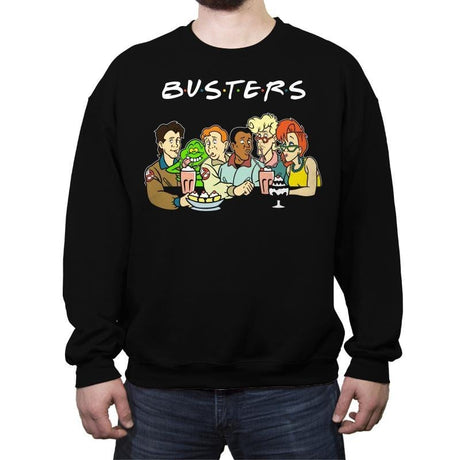 Busters - Crew Neck Sweatshirt Crew Neck Sweatshirt RIPT Apparel Small / Black