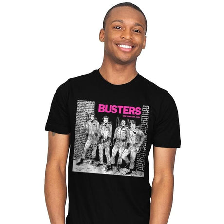 BUSTERS - Mens T-Shirts RIPT Apparel Small / Black