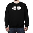But First Coffee - Crew Neck Sweatshirt Crew Neck Sweatshirt RIPT Apparel Small / Black