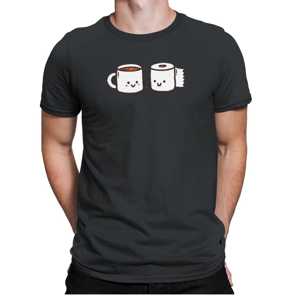 But First Coffee - Mens Premium T-Shirts RIPT Apparel Small / Heavy Metal