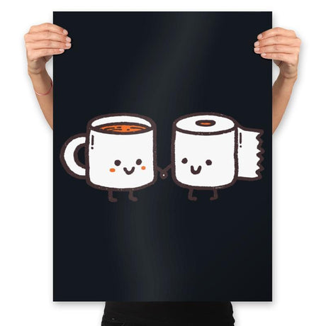 But First Coffee - Prints Posters RIPT Apparel 18x24 / Black