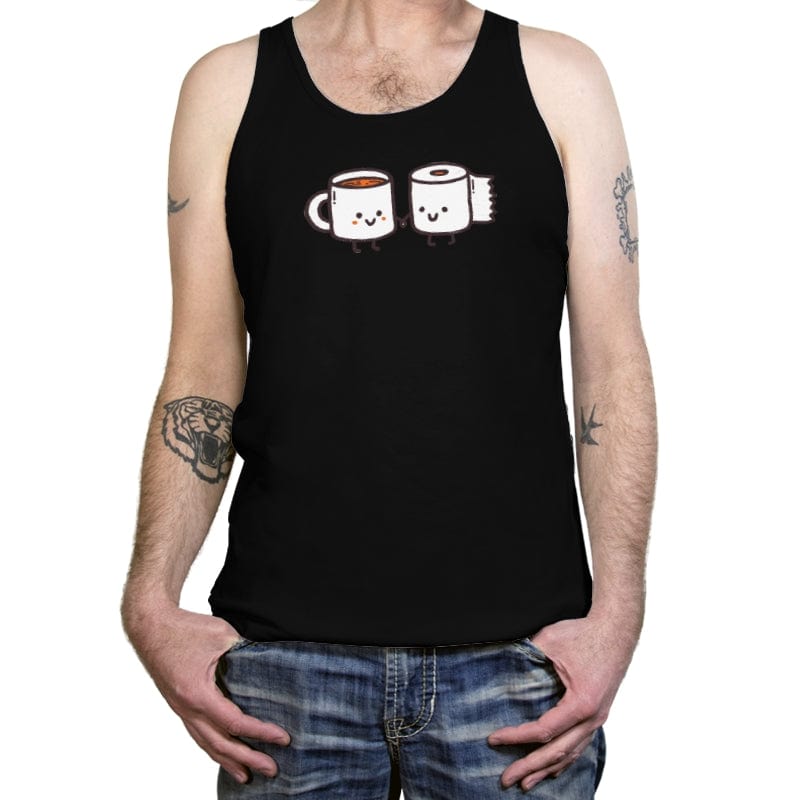 But First Coffee - Tanktop Tanktop RIPT Apparel X-Small / Black