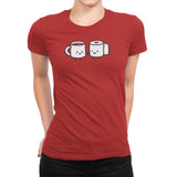 But First Coffee - Womens Premium T-Shirts RIPT Apparel Small / Red