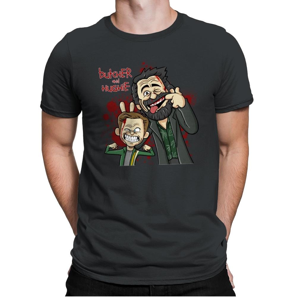 Butcher and Hughie - Mens Premium T-Shirts RIPT Apparel Small / Heavy Metal