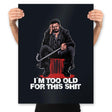 Butcher is Too Old - Prints Posters RIPT Apparel 18x24 / Black