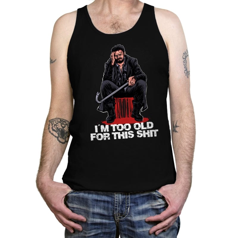 Butcher is Too Old - Tanktop Tanktop RIPT Apparel X-Small / Black