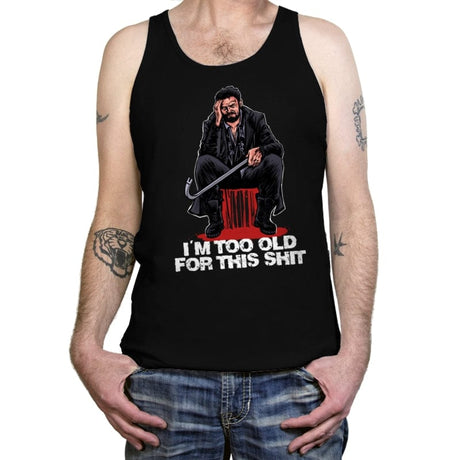 Butcher is Too Old - Tanktop Tanktop RIPT Apparel X-Small / Black