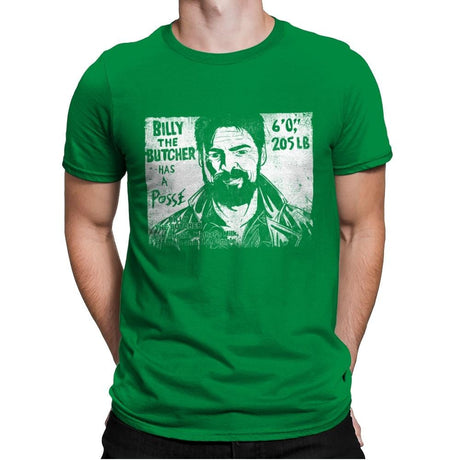 Butcher's Posse - Mens Premium T-Shirts RIPT Apparel Small / Kelly Green