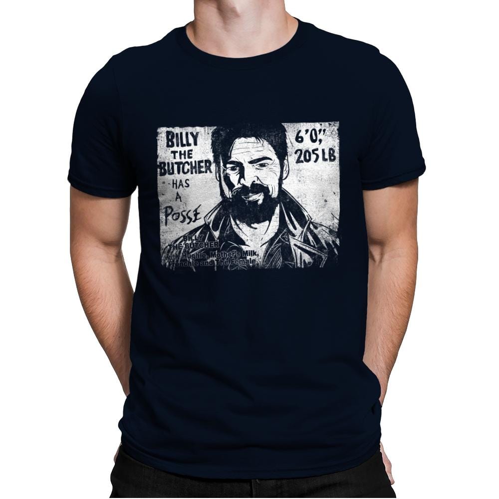 Butcher's Posse - Mens Premium T-Shirts RIPT Apparel Small / Midnight Navy