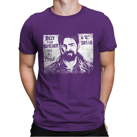 Butcher's Posse - Mens Premium T-Shirts RIPT Apparel Small / Purple Rush