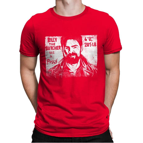 Butcher's Posse - Mens Premium T-Shirts RIPT Apparel Small / Red