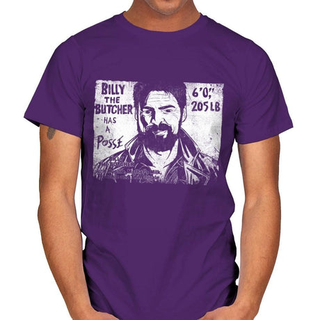 Butcher's Posse - Mens T-Shirts RIPT Apparel Small / Purple