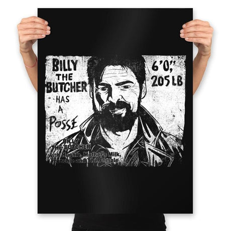 Butcher's Posse - Prints Posters RIPT Apparel 18x24 / Black