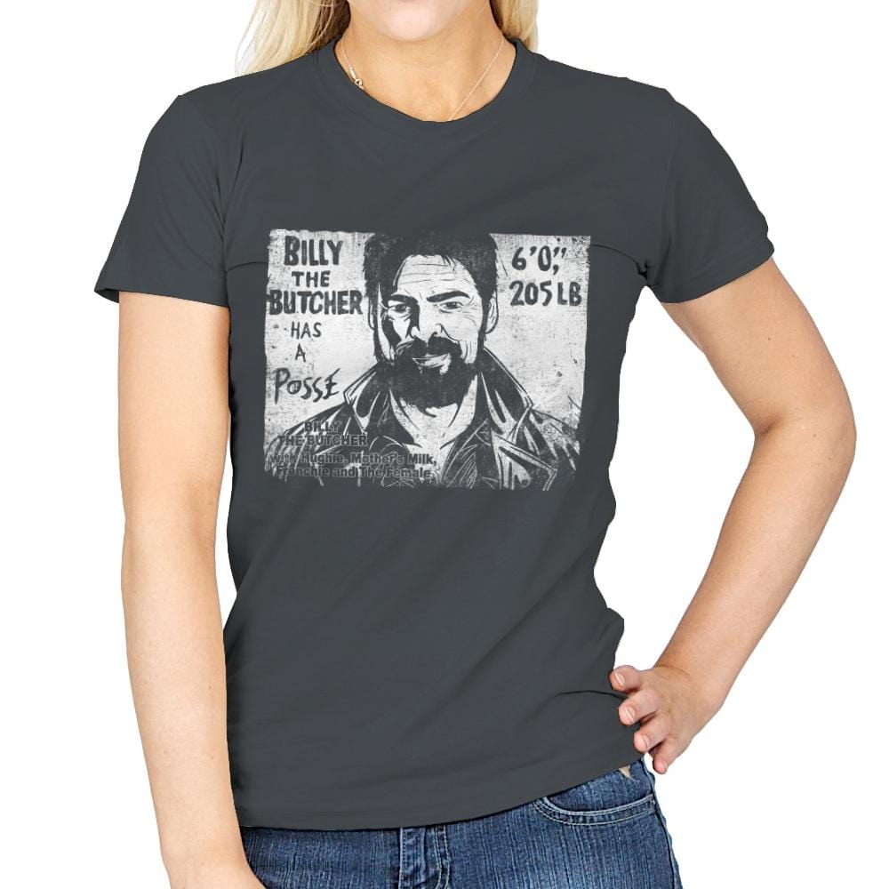 Butcher's Posse - Womens T-Shirts RIPT Apparel Small / Charcoal