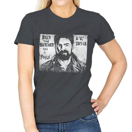 Butcher's Posse - Womens T-Shirts RIPT Apparel Small / Charcoal