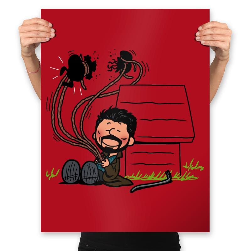 Butchered - Prints Posters RIPT Apparel 18x24 / Red