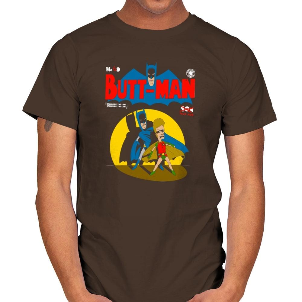 Butt-Man Exclusive - Mens T-Shirts RIPT Apparel Small / Dark Chocolate