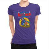 Butt-Man Exclusive - Womens Premium T-Shirts RIPT Apparel Small / Purple Rush
