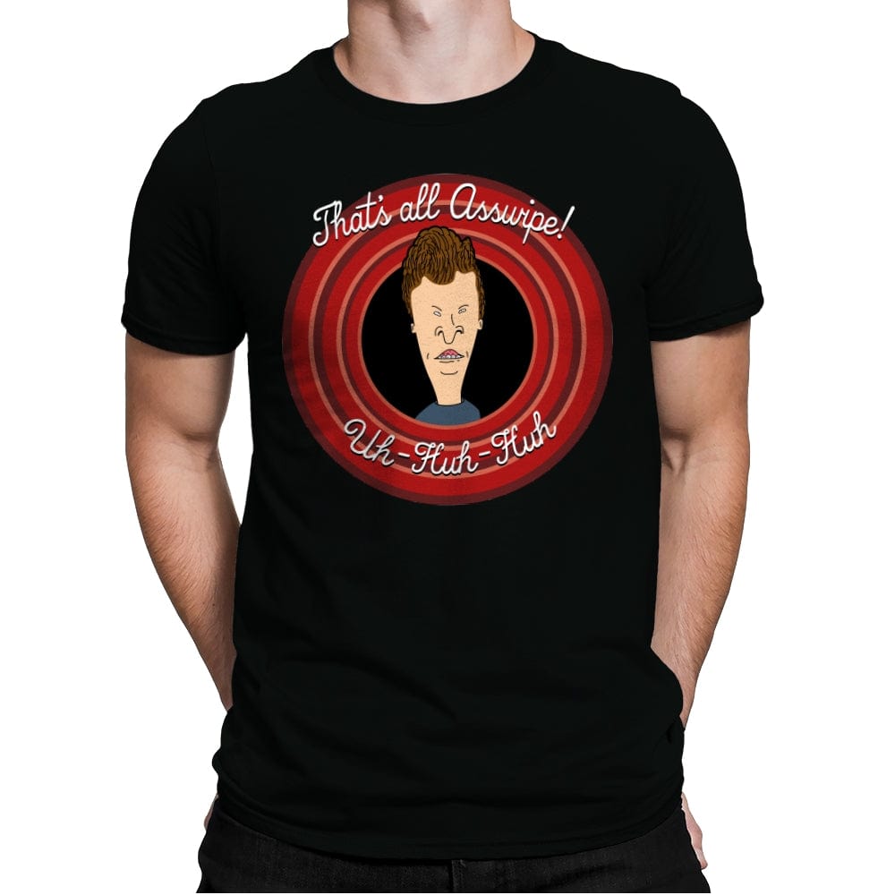 Butt Tunes - Mens Premium T-Shirts RIPT Apparel Small / Black