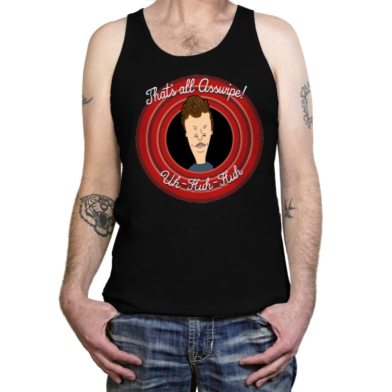 Butt Tunes - Tanktop Tanktop RIPT Apparel X-Small / Black