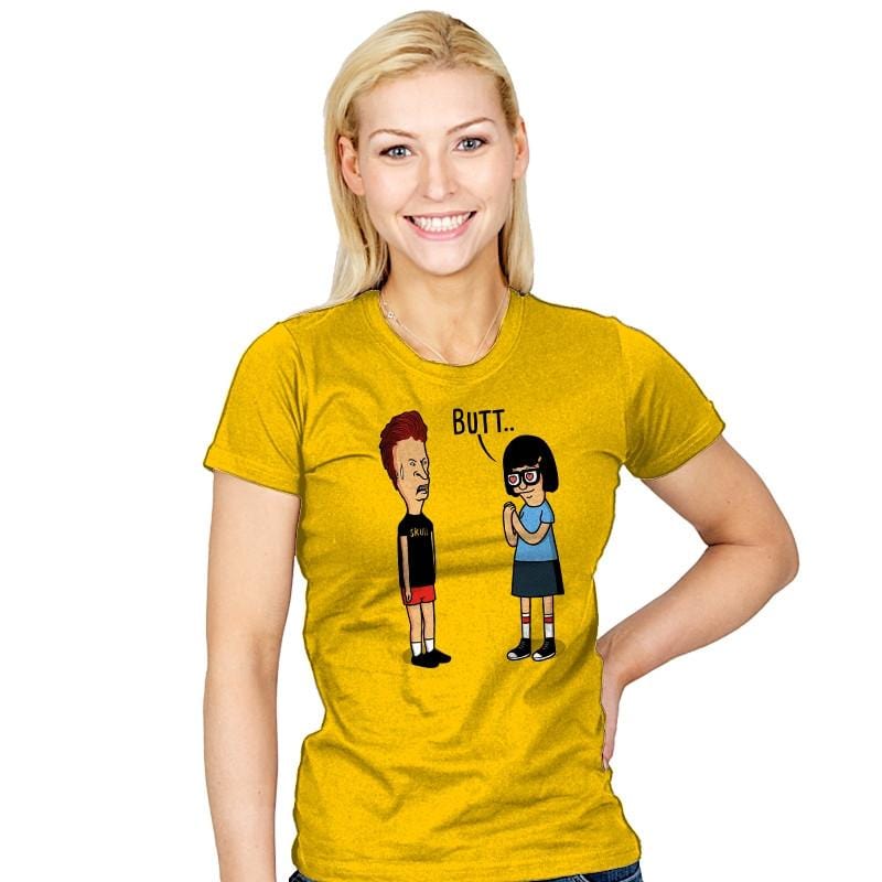 Butt.. - Womens T-Shirts RIPT Apparel