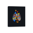 Butterflies In My Stomach - Canvas Wraps Canvas Wraps RIPT Apparel 8x10 / Black