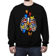 Butterflies In My Stomach - Crew Neck Sweatshirt Crew Neck Sweatshirt RIPT Apparel Small / Black