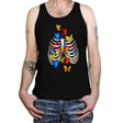 Butterflies In My Stomach - Tanktop Tanktop RIPT Apparel X-Small / Black