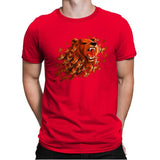 Butterfly Bear - Mens Premium T-Shirts RIPT Apparel Small / Red