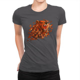 Butterfly Bear - Womens Premium T-Shirts RIPT Apparel Small / Heavy Metal