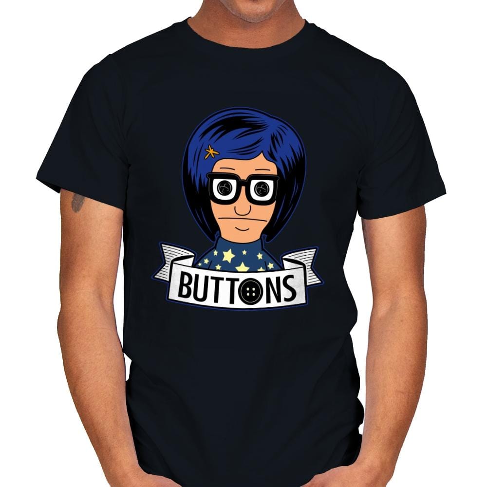 Buttons - Mens T-Shirts RIPT Apparel Small / Black