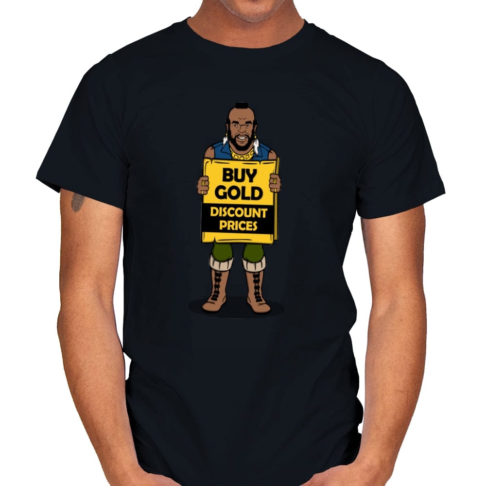 Buy Gold - Mens T-Shirts RIPT Apparel Small / Black