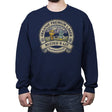 Buzzed and Lit Lager - Crew Neck Sweatshirt Crew Neck Sweatshirt RIPT Apparel Small / Navy