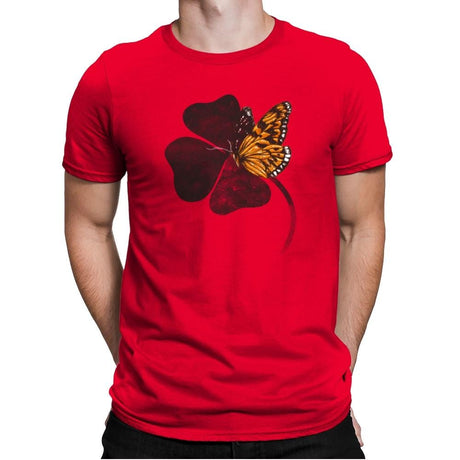 By Chance - Back to Nature - Mens Premium T-Shirts RIPT Apparel Small / Red