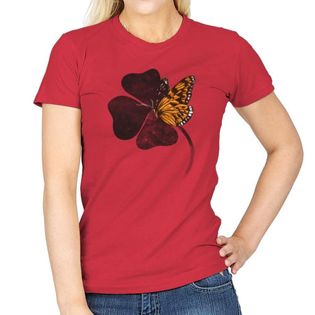 By Chance - Back to Nature - Womens T-Shirts RIPT Apparel Small / Red