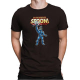 By The Power of Spoon! Exclusive - 90s Kid - Mens Premium T-Shirts RIPT Apparel Small / Dark Chocolate