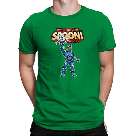 By The Power of Spoon! Exclusive - 90s Kid - Mens Premium T-Shirts RIPT Apparel Small / Kelly Green