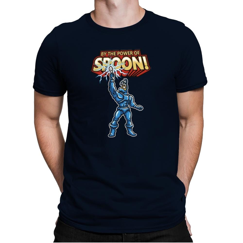 By The Power of Spoon! Exclusive - 90s Kid - Mens Premium T-Shirts RIPT Apparel Small / Midnight Navy