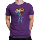 By The Power of Spoon! Exclusive - 90s Kid - Mens Premium T-Shirts RIPT Apparel Small / Purple Rush