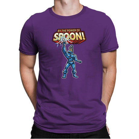 By The Power of Spoon! Exclusive - 90s Kid - Mens Premium T-Shirts RIPT Apparel Small / Purple Rush