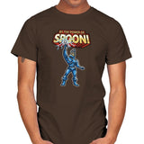 By The Power of Spoon! Exclusive - 90s Kid - Mens T-Shirts RIPT Apparel Small / Dark Chocolate