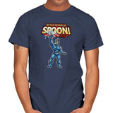 By The Power of Spoon! Exclusive - 90s Kid - Mens T-Shirts RIPT Apparel Small / Navy