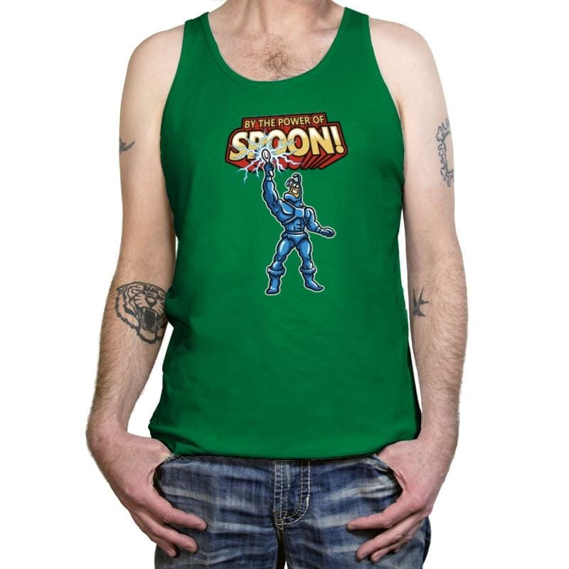 By The Power of Spoon! Exclusive - 90s Kid - Tanktop Tanktop RIPT Apparel X-Small / Kelly